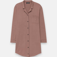 Pajama Button Up Dress
