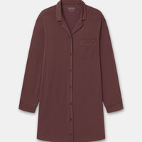 Pajama Button Up Dress