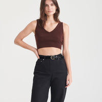 Signature Cashmere Longline Bra Tops