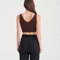 Signature Cashmere Longline Bra Tops