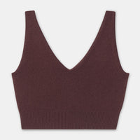 Signature Cashmere Longline Bra Tops