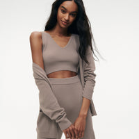 Signature Cashmere Longline Bra Tops