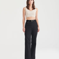 Signature Cashmere Longline Bra Tops
