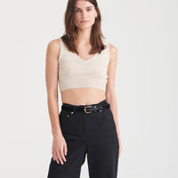Signature Cashmere Longline Bra Tops