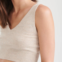 Signature Cashmere Longline Bra Tops