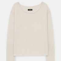 Lightweight Cashmere Boatneck Sweater