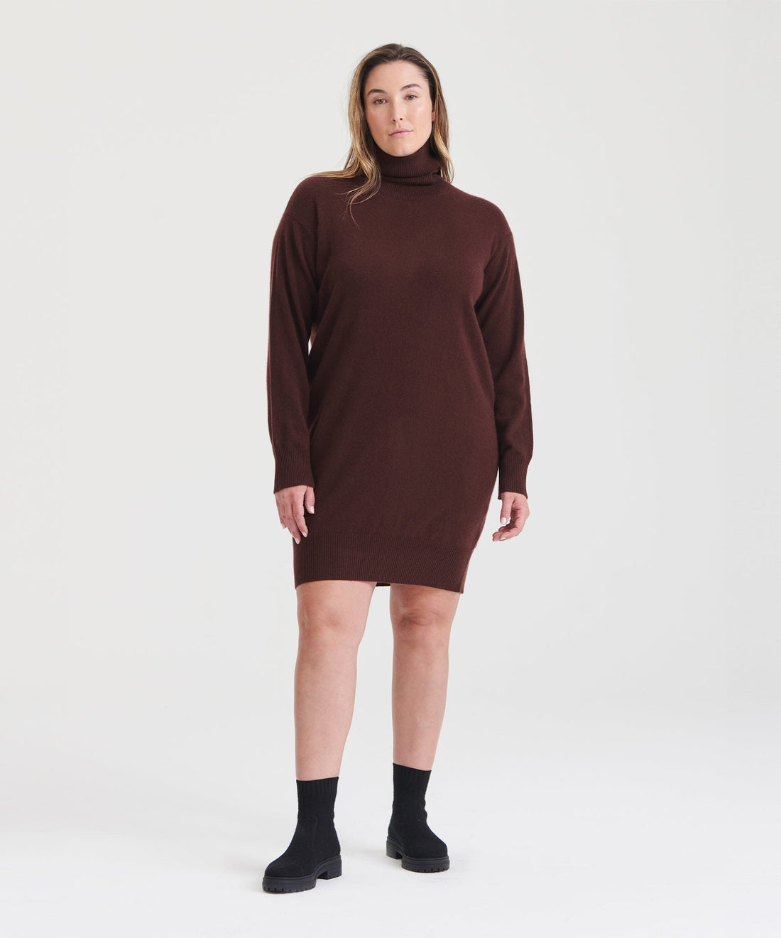 Signature Cashmere Turtleneck Dress