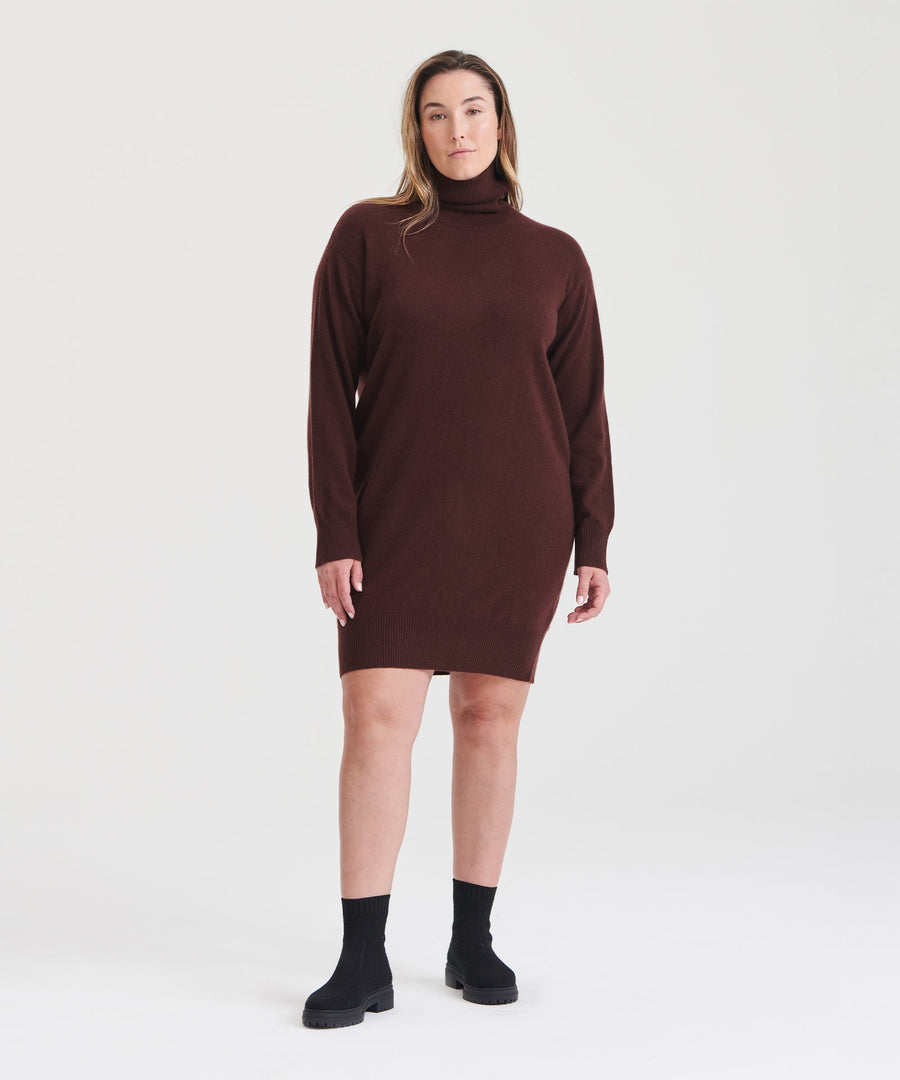 Signature Cashmere Turtleneck Dress