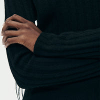 Lightweight Cashmere Ribbed Sweater