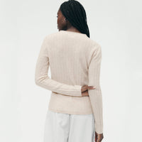 Lightweight Cashmere Ribbed Sweater