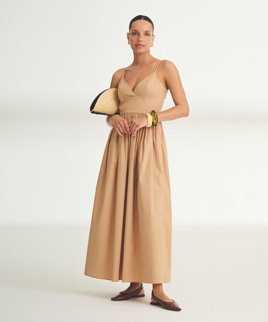 Novelty Woven Cotton Slip Dress
