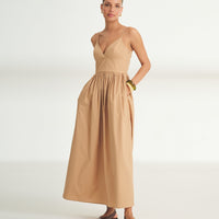 Novelty Woven Cotton Slip Dress