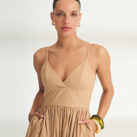 Novelty Woven Cotton Slip Dress