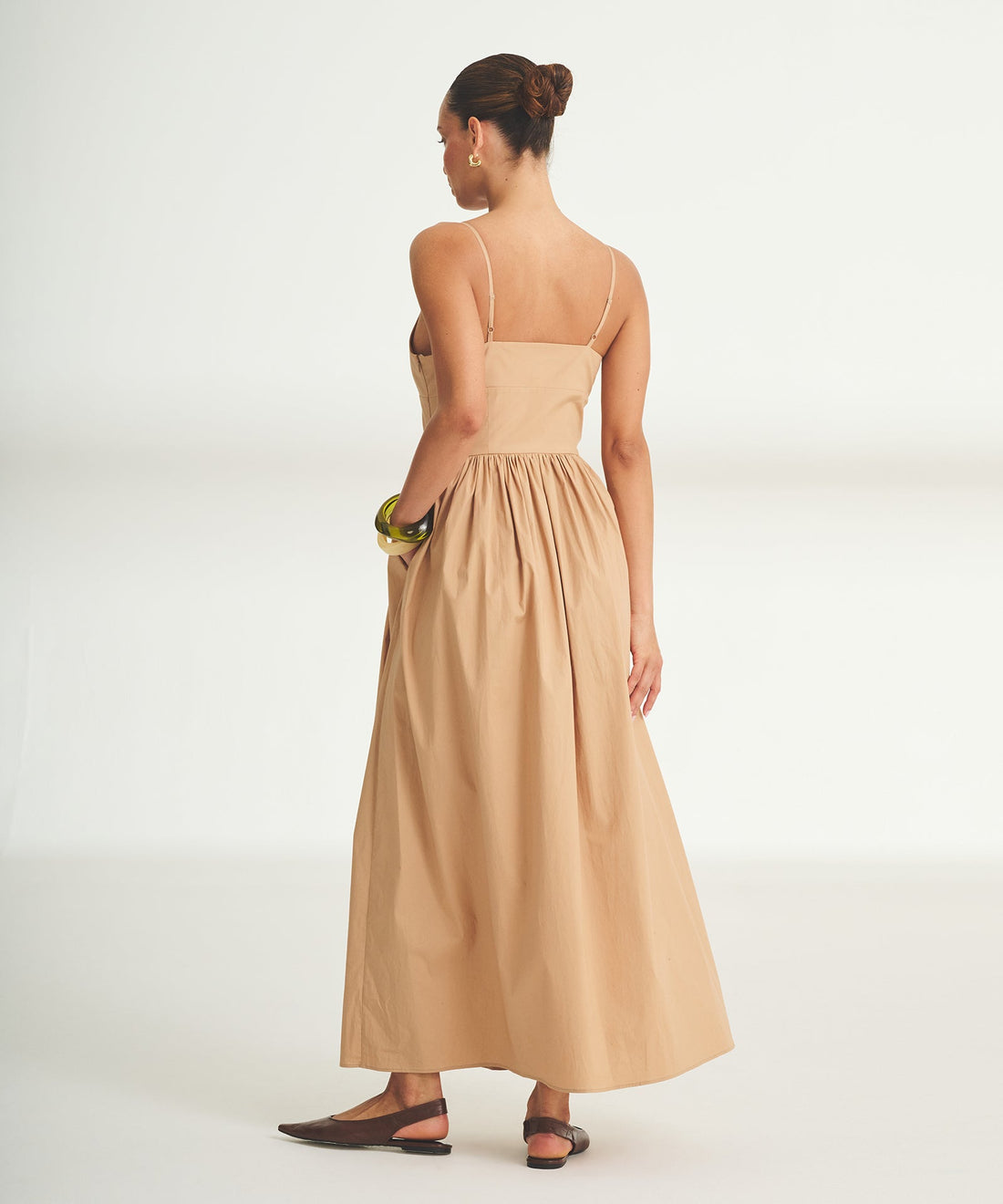 Novelty Woven Cotton Slip Dress