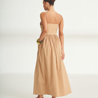 Novelty Woven Cotton Slip Dress