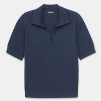 Super Fine Cashmere Short Sleeve Polo