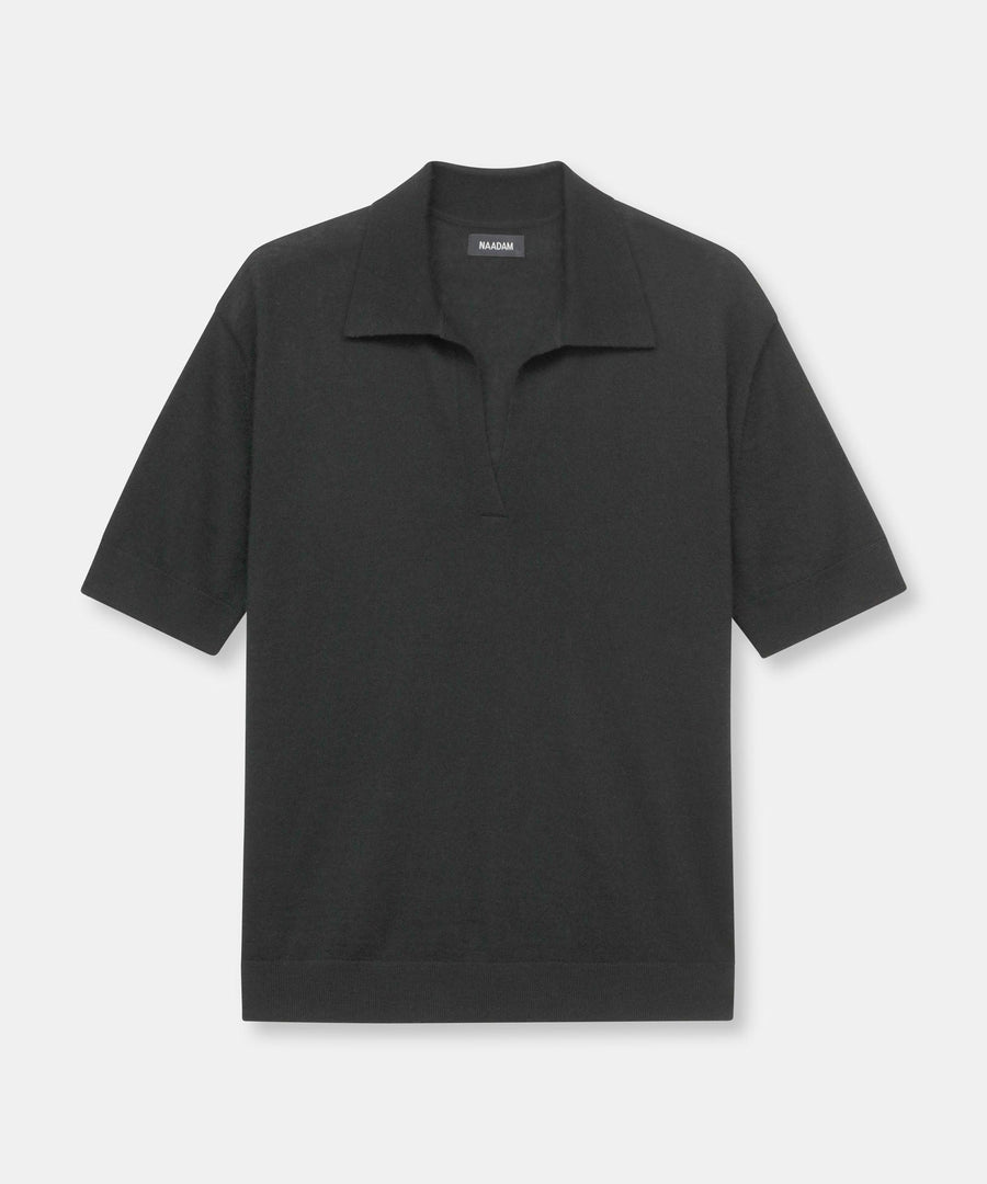 Super Fine Cashmere Short Sleeve Polo
