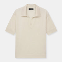 Super Fine Cashmere Short Sleeve Polo